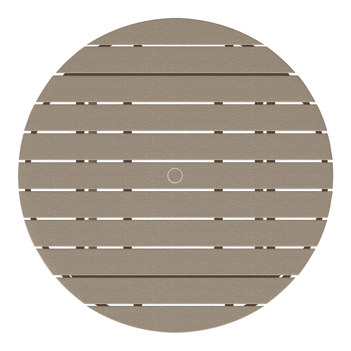 Tiny Terraces Kids' All-Weather Outdoor Round Dining Table (38" Wide)