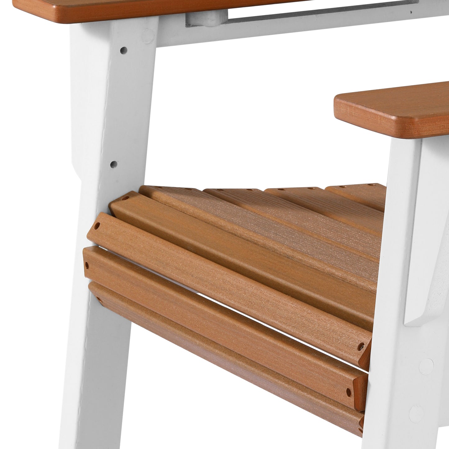 Heritage Ridge Adirondack Bar Chair With Cup Holder