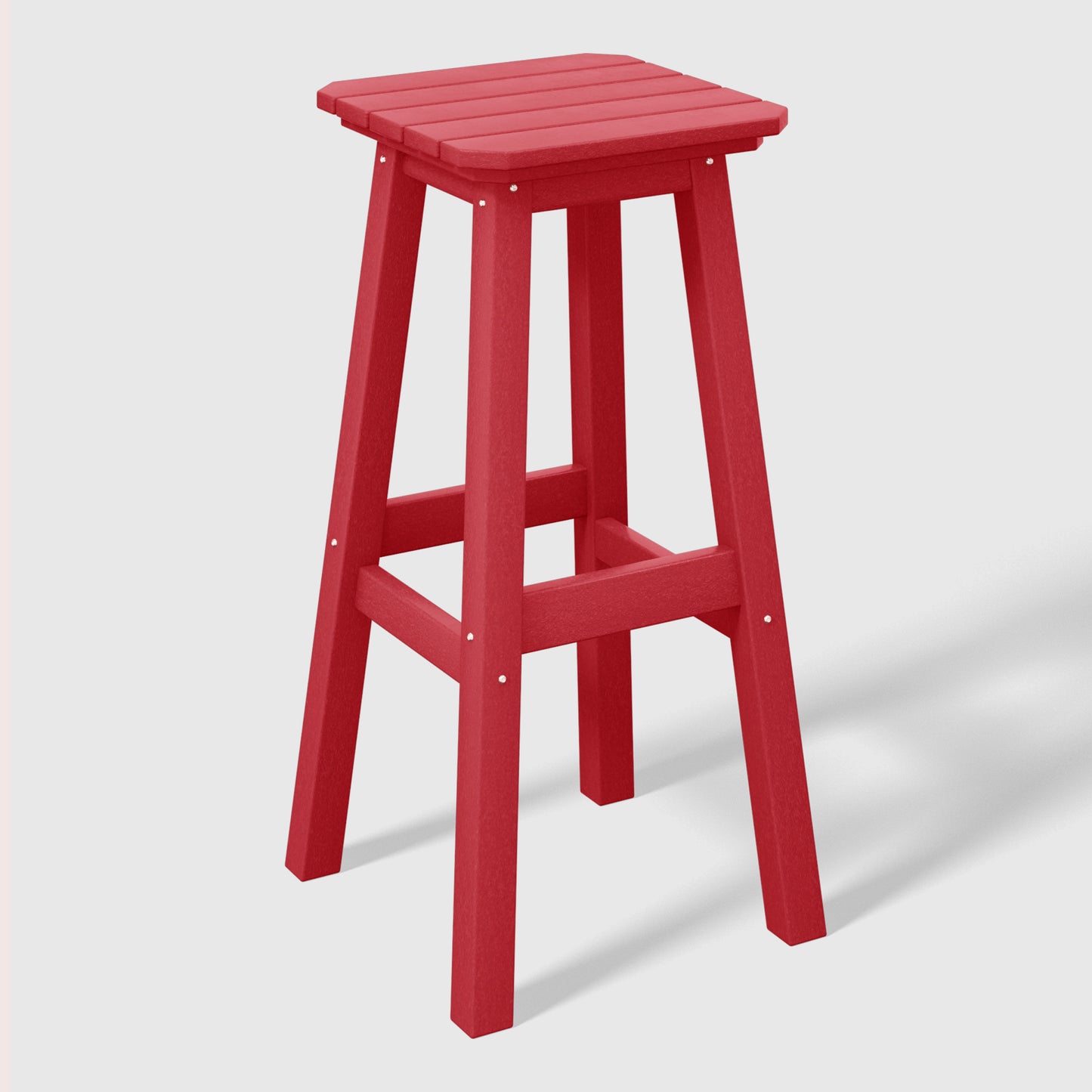 Stockholm All-Weather Outdoor Square Bar Stool (29" Height)
