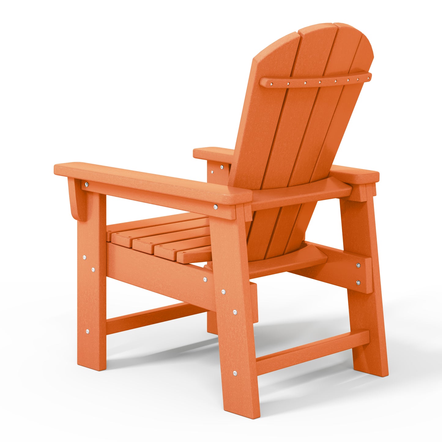 Tiny Terraces Kids' All-Weather Outdoor Poly Adirondack Chair