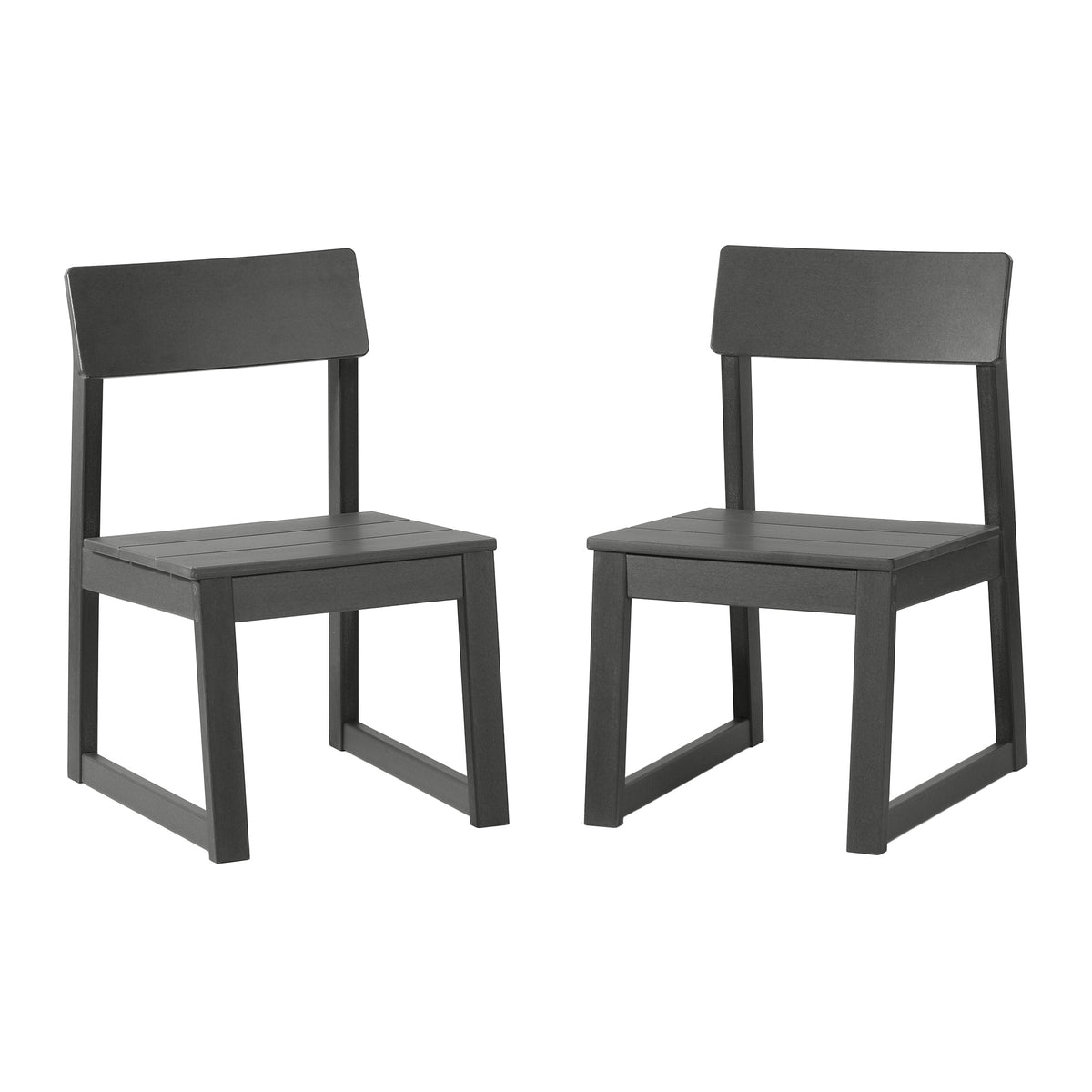 Palmetto Outdoor Dining Side Chair (Set of 2) With Cup Holder