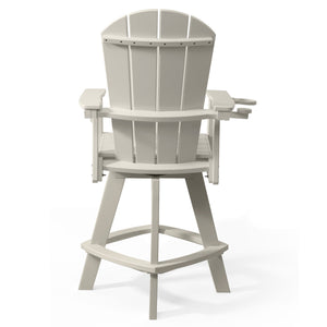 Chatham Adirondack Swivel Bar Chair with Cup Holder