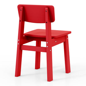Tiny Terraces Essentials Kids' All-Weather Outdoor Dining Chair (Set of 2)