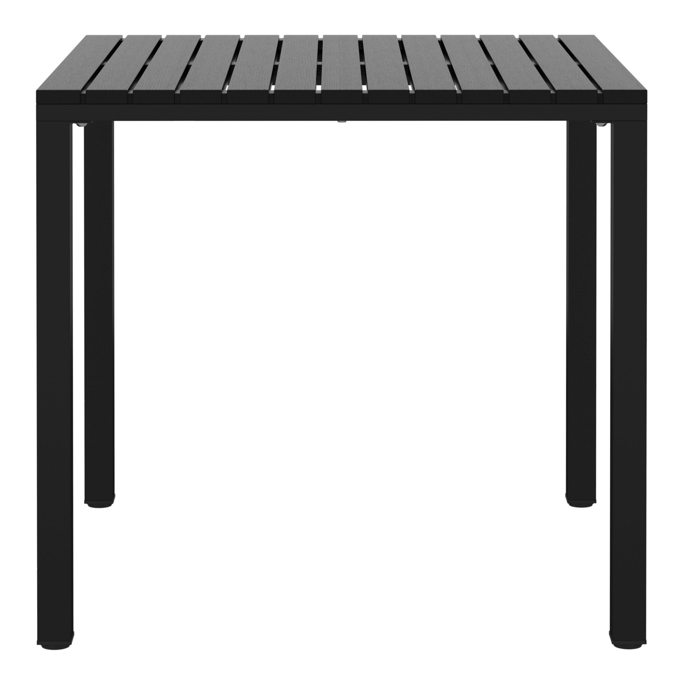Polyform 31.5" Square Dining Table with Metal Frame