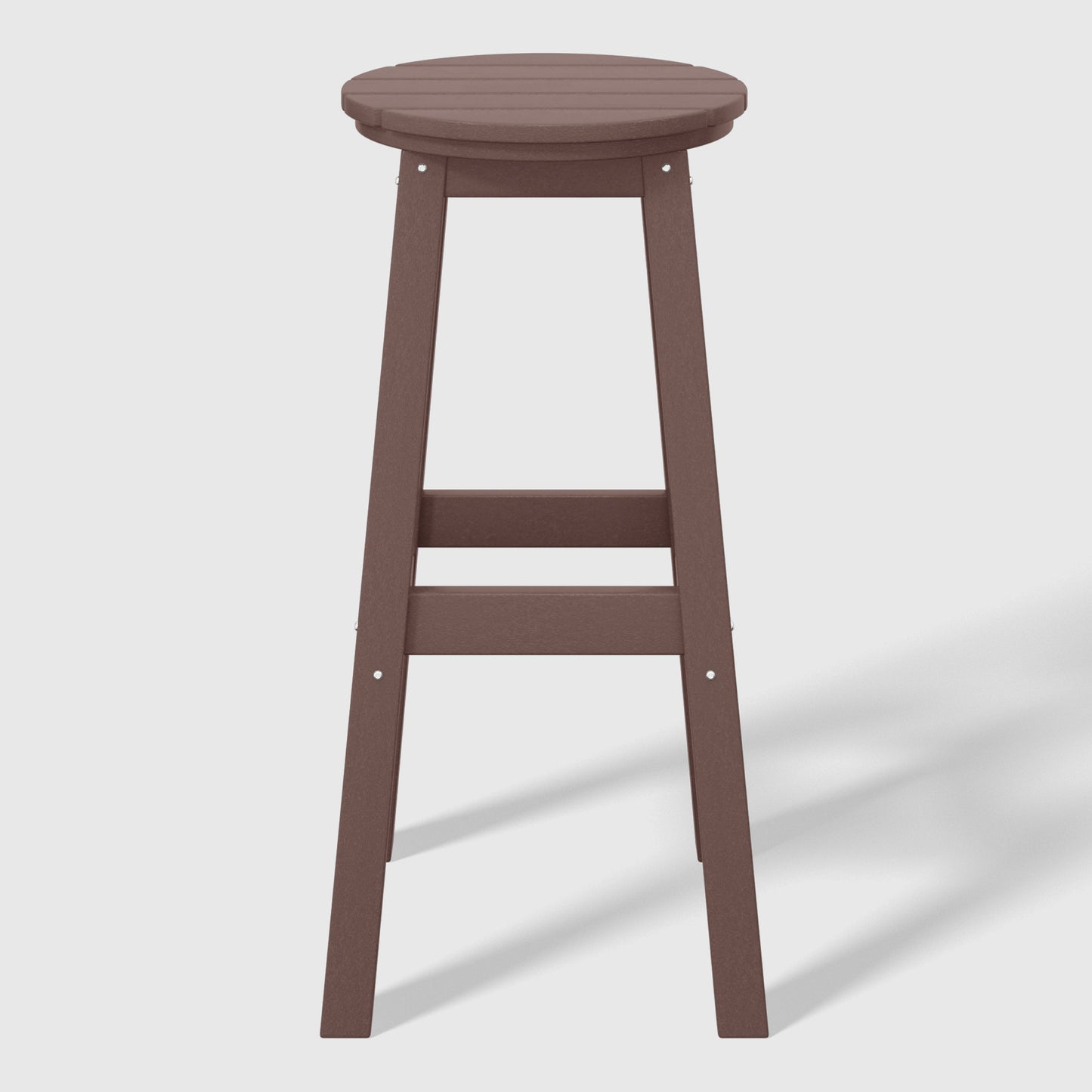 Stockholm All-Weather Outdoor Round Bar Stool (29" Height)