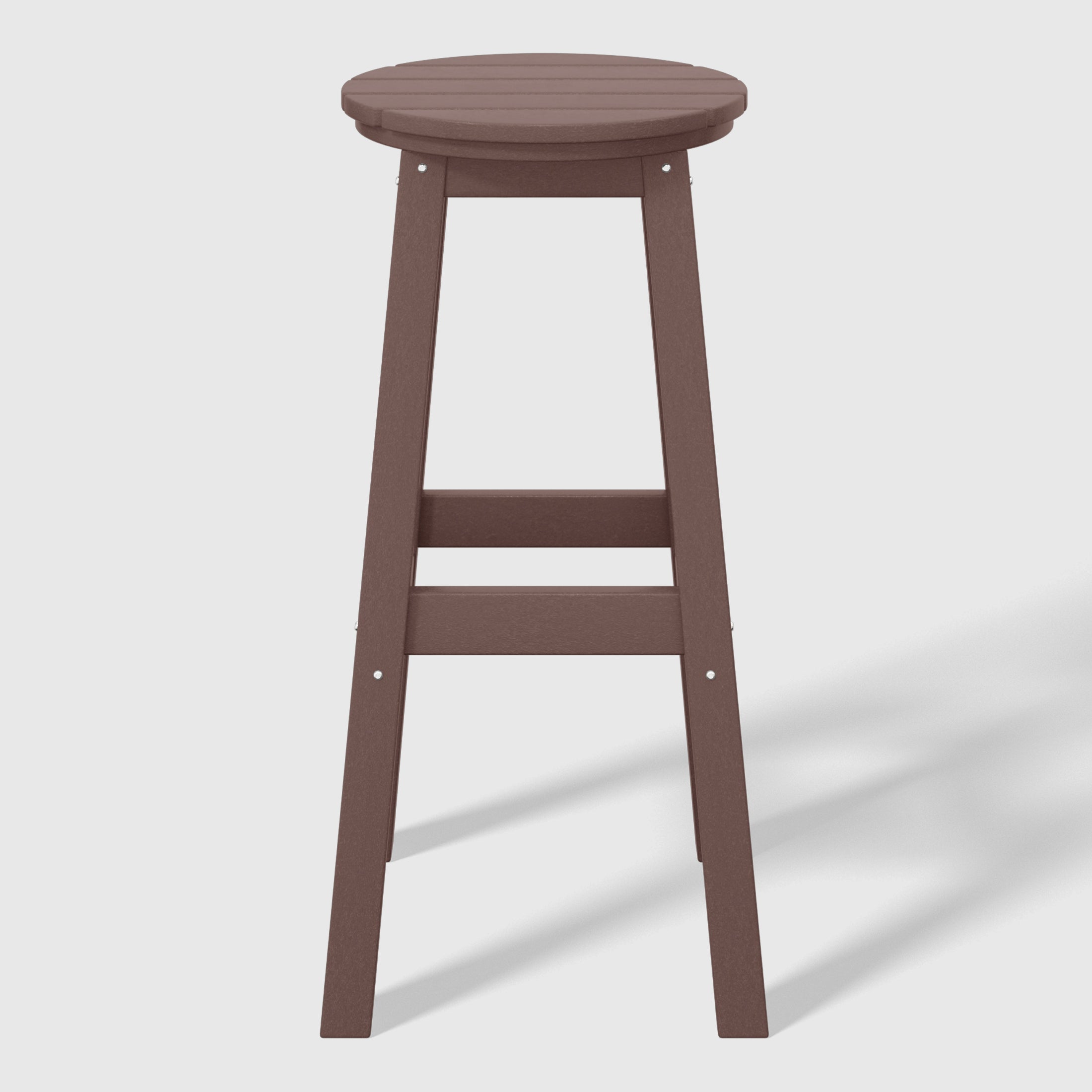Stockholm All-Weather Outdoor Round Bar Stool (29" Height)