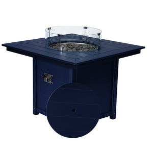 Sedona Square 42" Dining Fire Pit Table