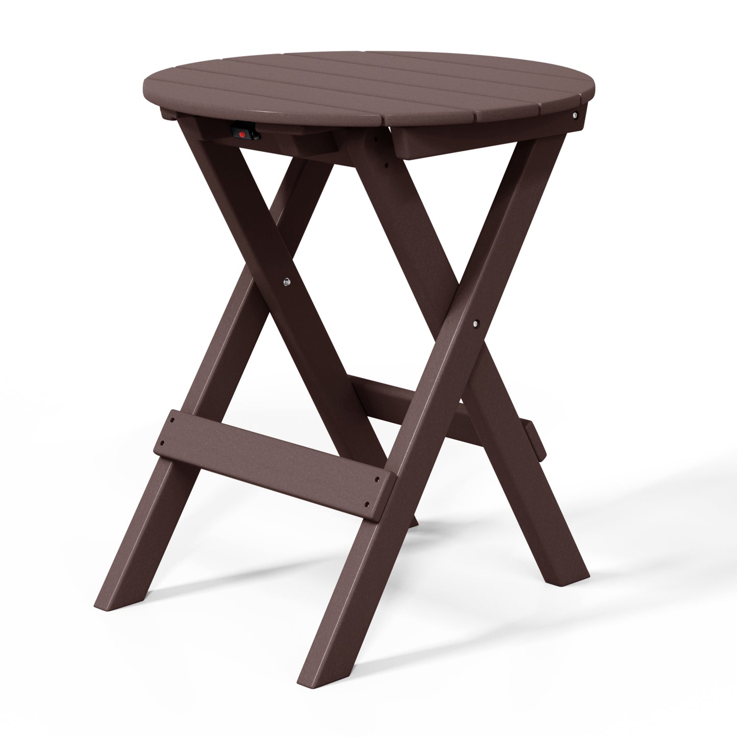 Tuscany All-Weather Outdoor Patio Round Folding Dining Table (24" Top)