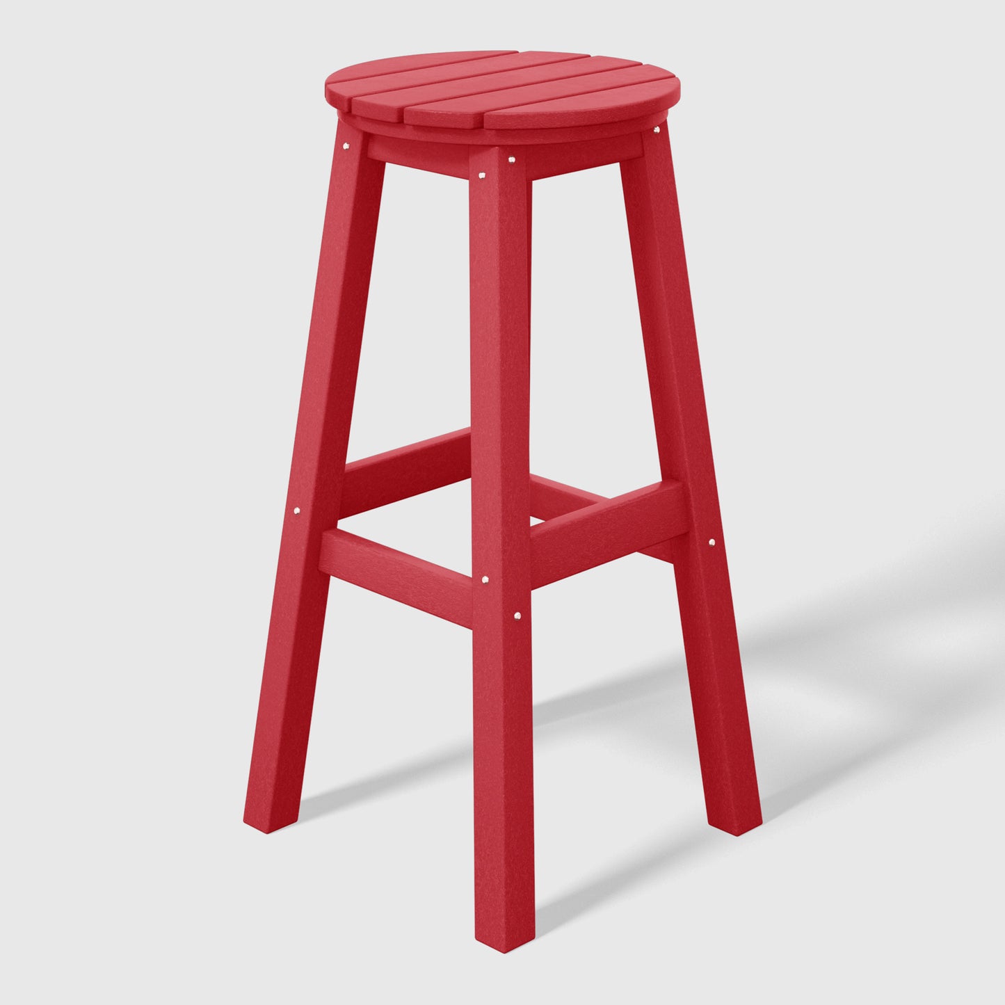 Stockholm All-Weather Outdoor Round Bar Stool (29" Height)