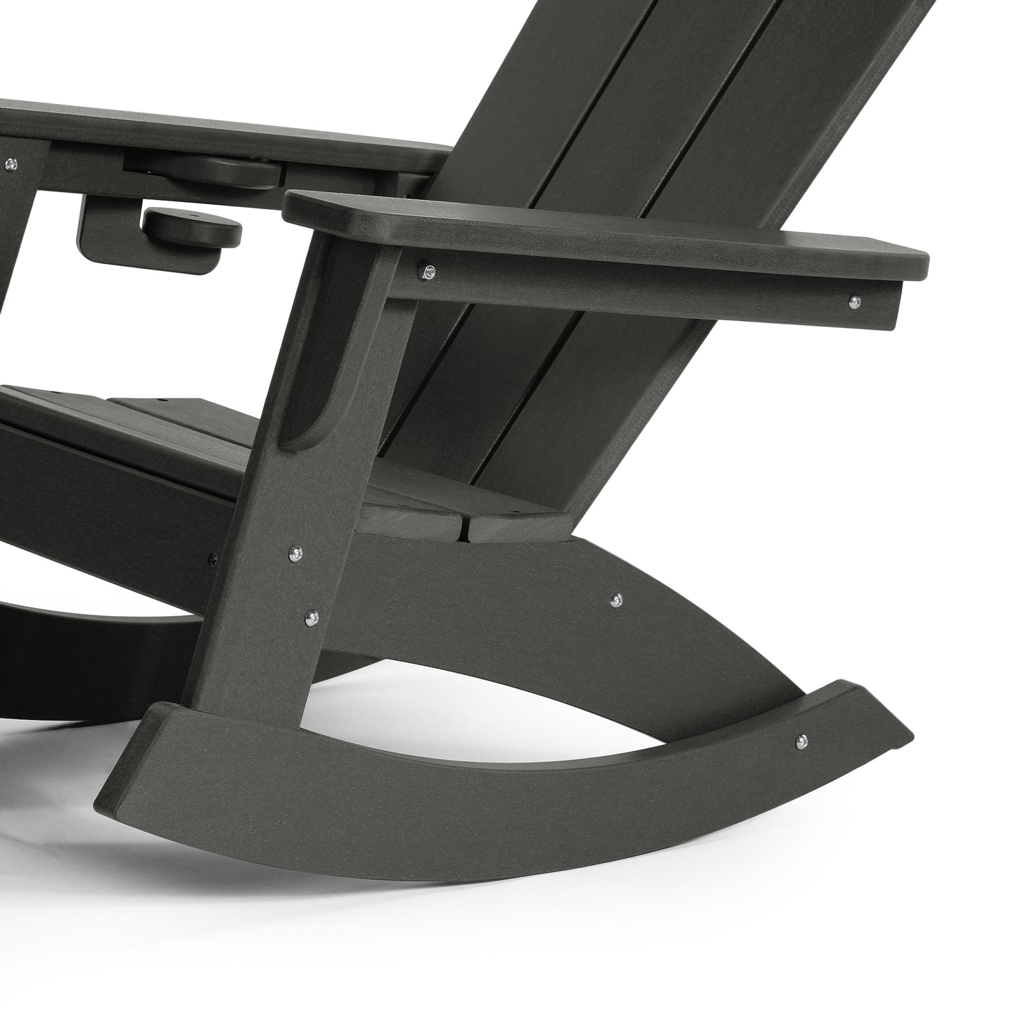 Tiny Terraces Kids Adirondack Rocking Chair with Cup Holder (Set of 2)