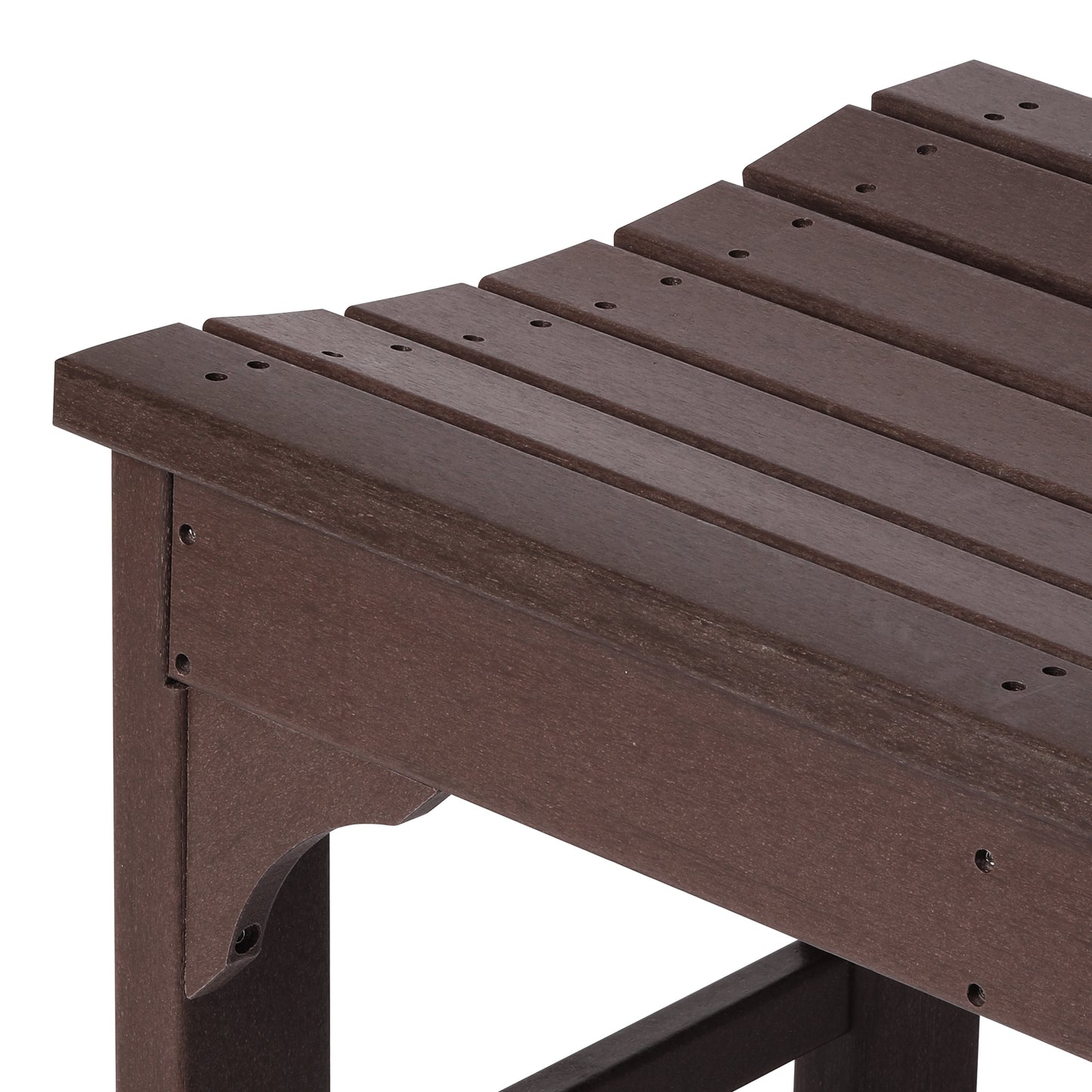 Concord All-Weather Outdoor Garden Backless Bench (46" Wide)