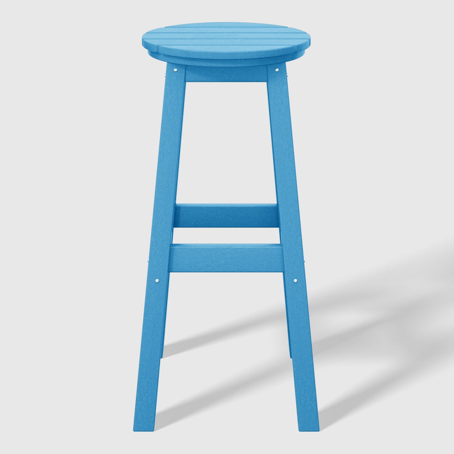 Stockholm All-Weather Outdoor Round Bar Stool (29" Height)