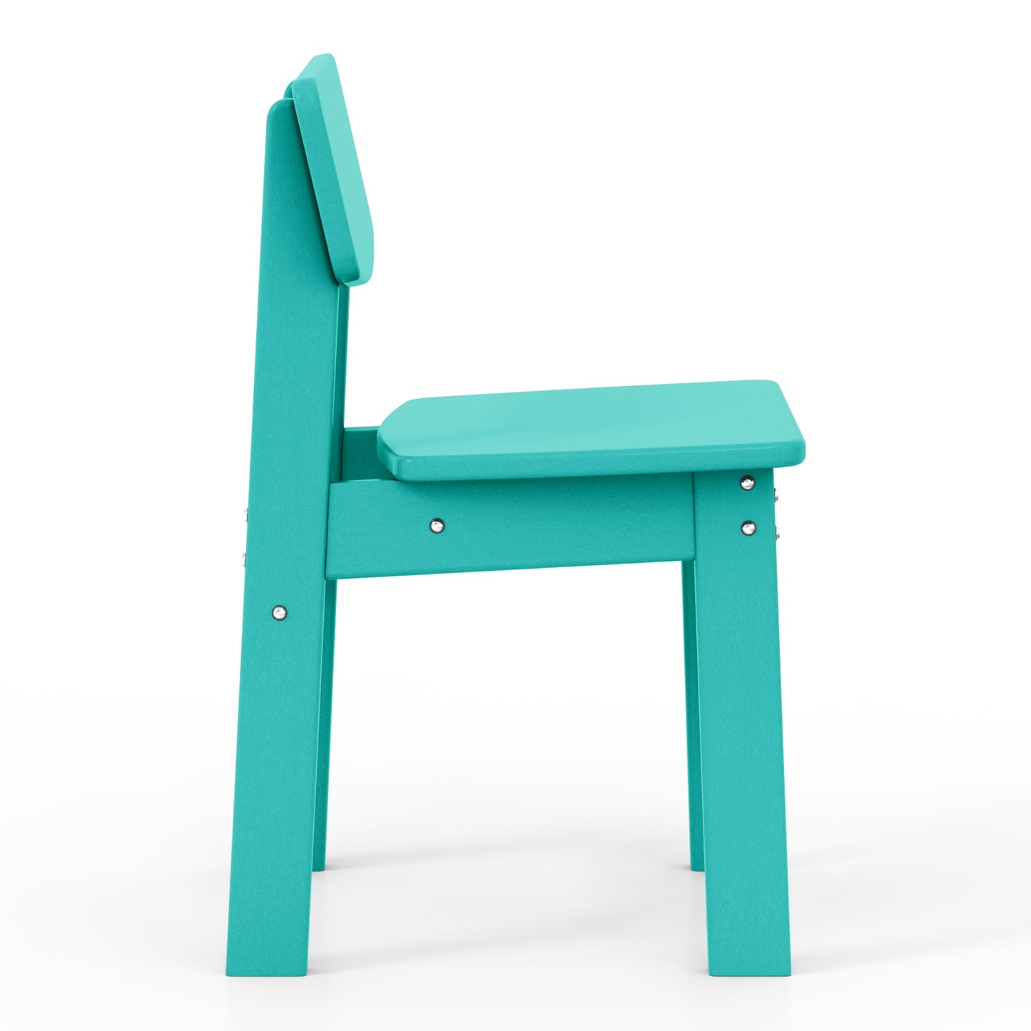 Tiny Terraces Essentials Kids' All-Weather Outdoor Dining Chair (Set of 2)