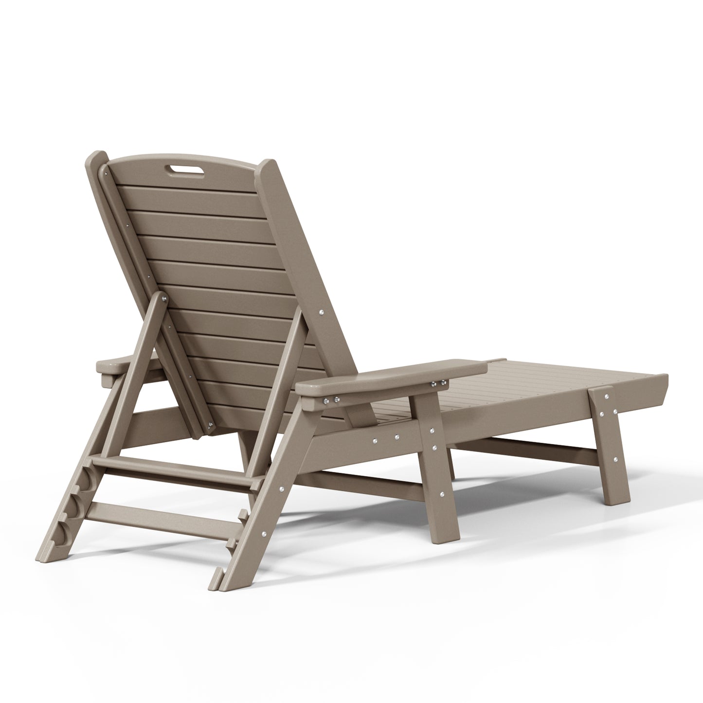 Santa Monica All-Weather Outdoor Reclining Sun Lounger with Arm Rests