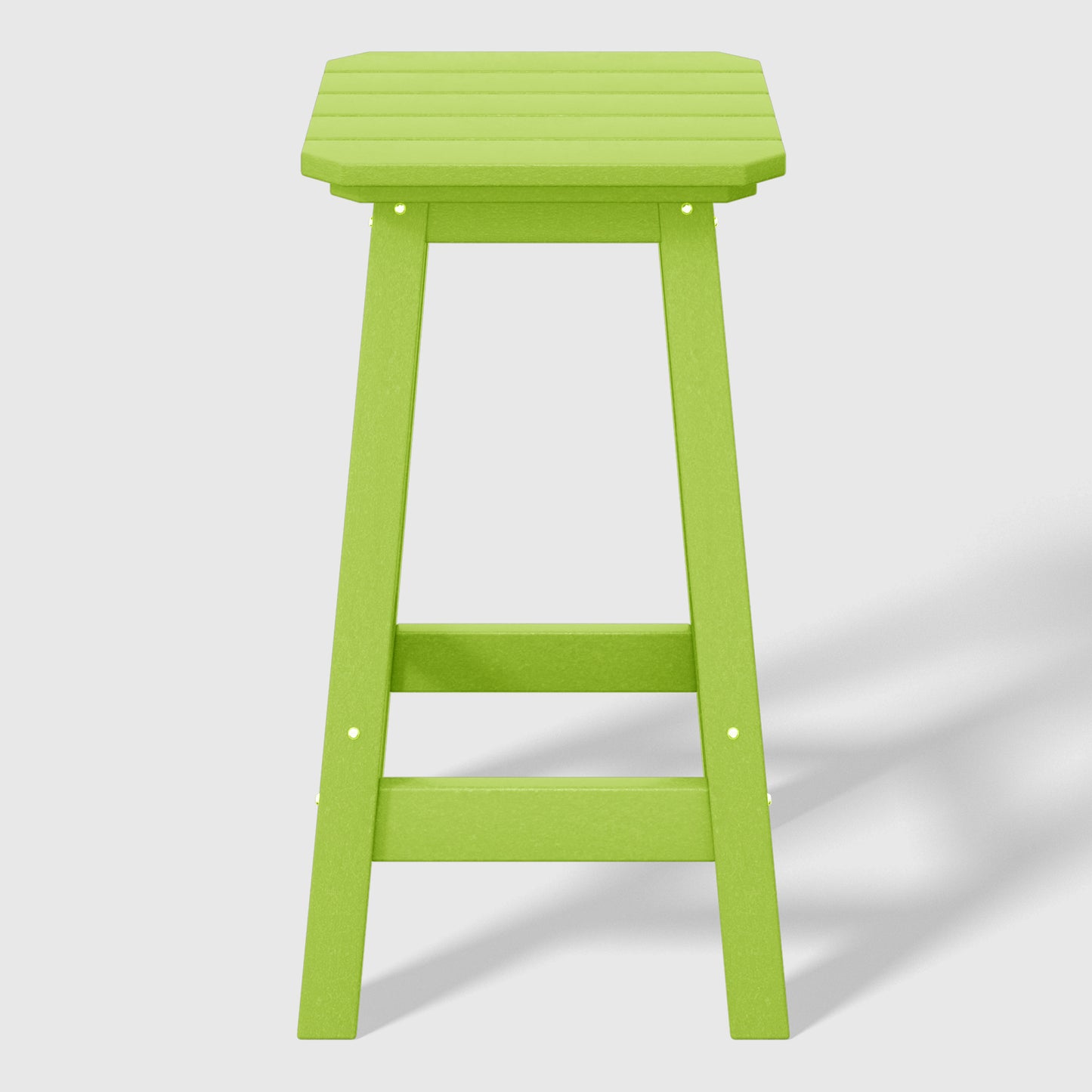 Stockholm  All-Weather Outdoor Square Counter Stool (24" Seat Height)