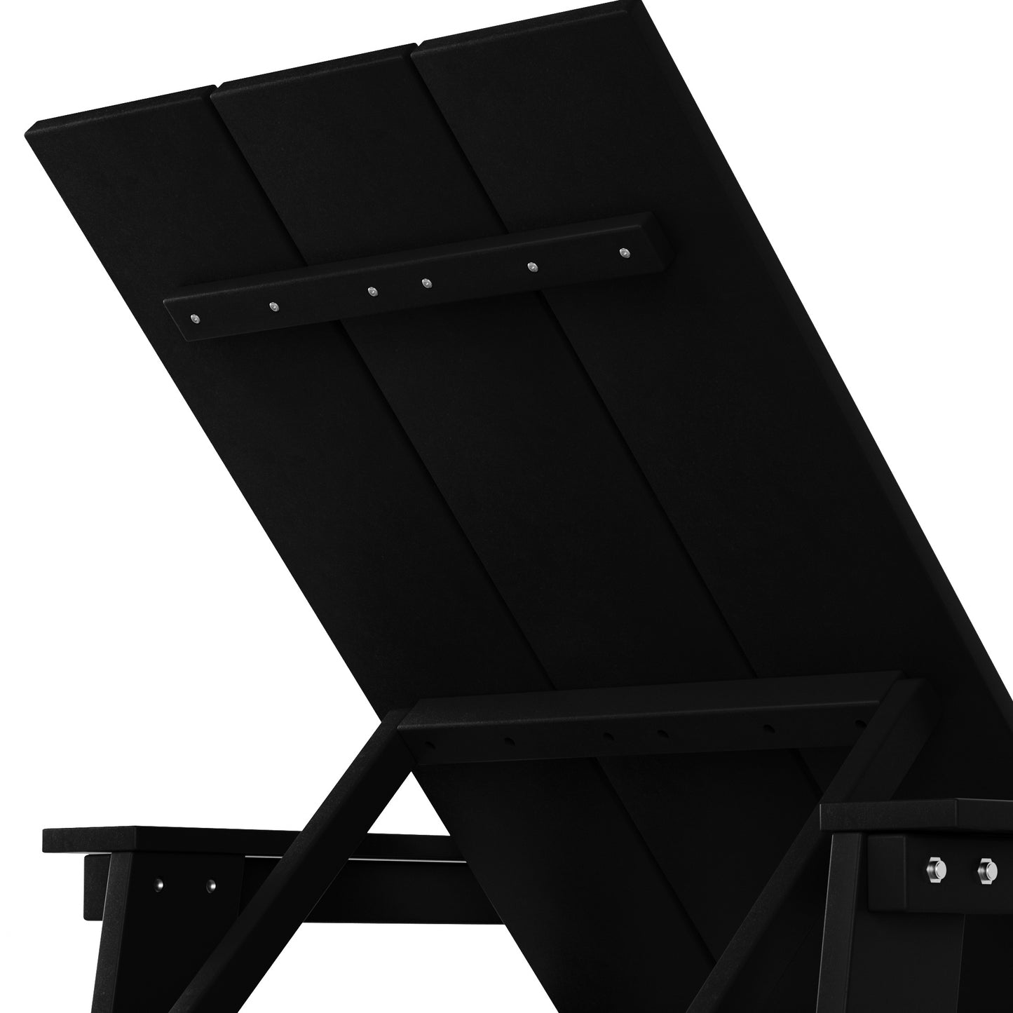 Malibu Modern All-Weather Outdoor Reclining Sun Lounger With Arm Rests & Wheels