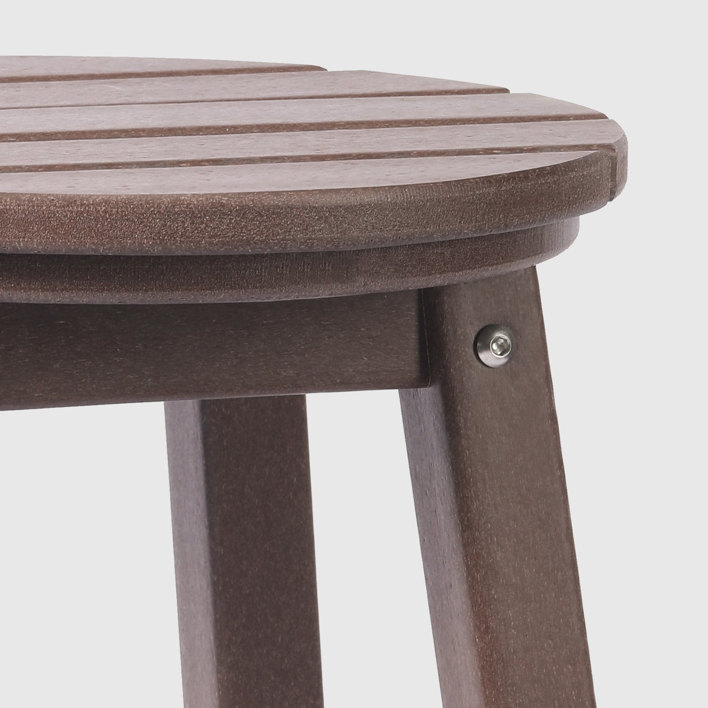 Stockholm All-Weather Outdoor Round Bar Stool (29" Height)