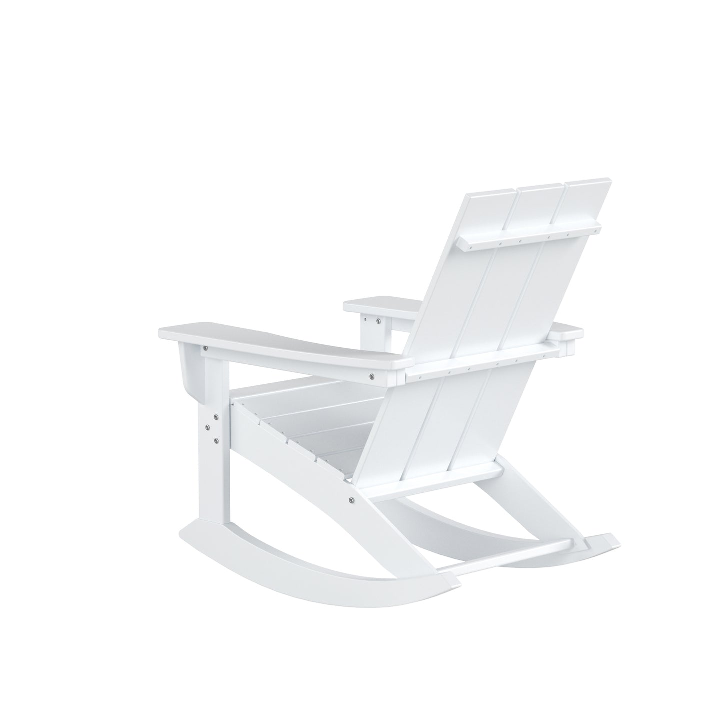 Malibu Modern All-Weather Outdoor Rocking Adirondack Chair
