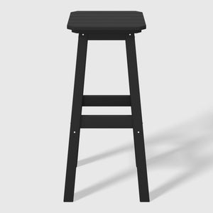 Stockholm All-Weather Outdoor Square Bar Stool (29" Height)