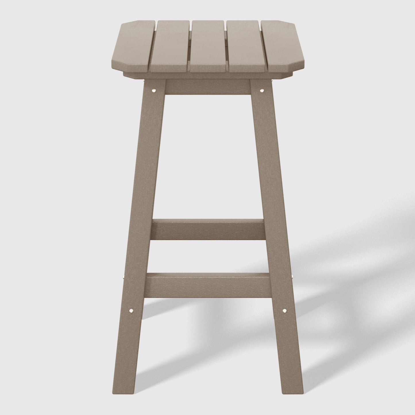 Stockholm  All-Weather Outdoor Square Counter Stool (24" Seat Height)