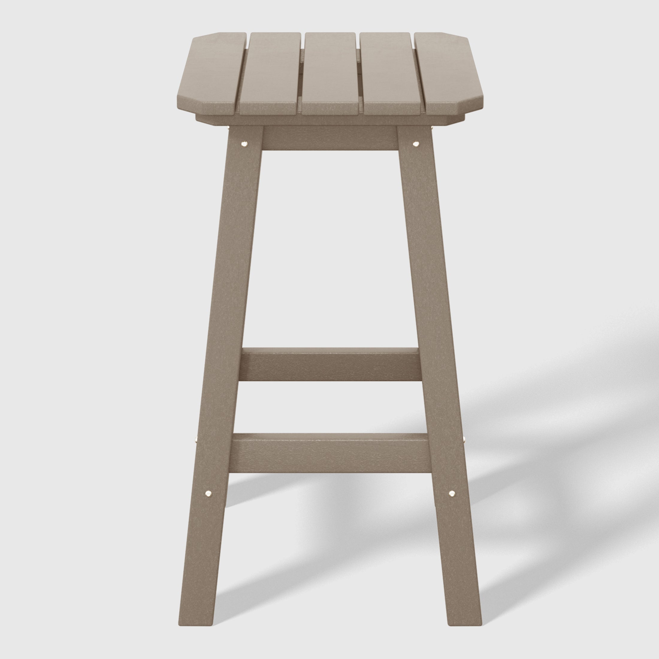 Stockholm  All-Weather Outdoor Square Counter Stool (24" Seat Height)