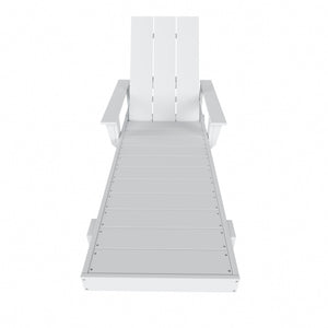 Malibu Modern All-Weather Outdoor Reclining Sun Lounger With Arm Rests & Wheels