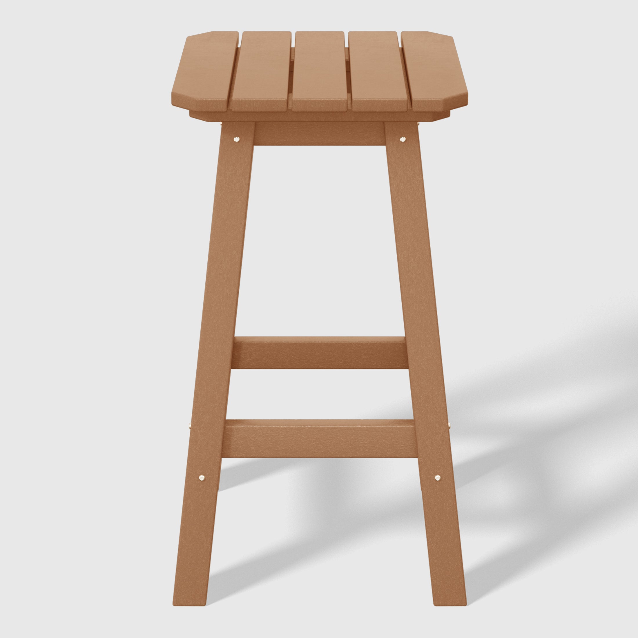 Stockholm  All-Weather Outdoor Square Counter Stool (24" Seat Height)