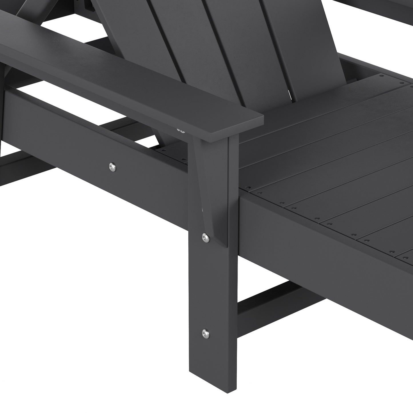 Chatham All-Weather Outdoor Adirondack Reclining Sun Lounger With Arms Rests & Wheels
