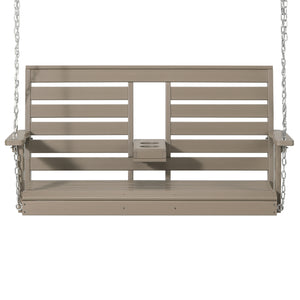 Charleston 54" Porch Swing with Folding Cup Holder