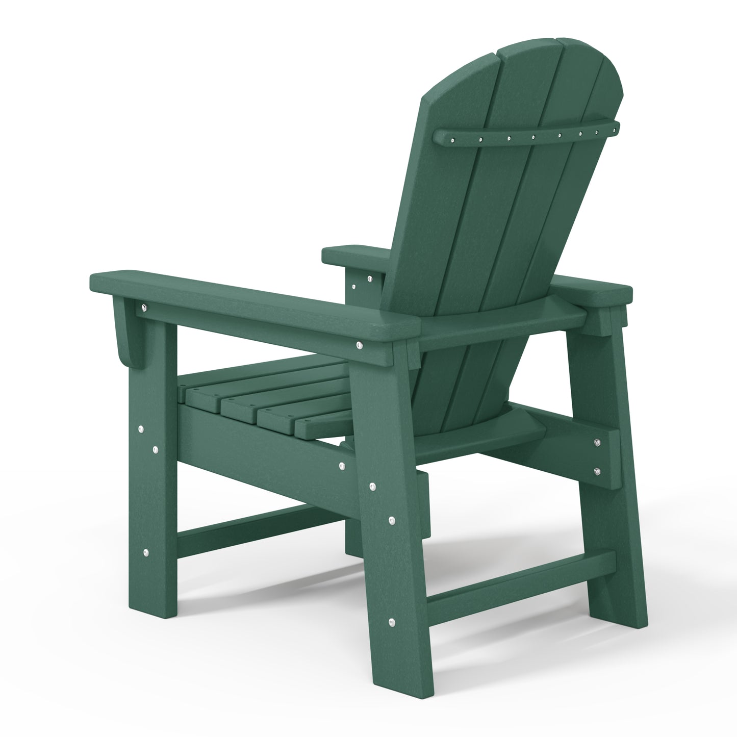 Tiny Terraces Kids' All-Weather Outdoor Poly Adirondack Chair
