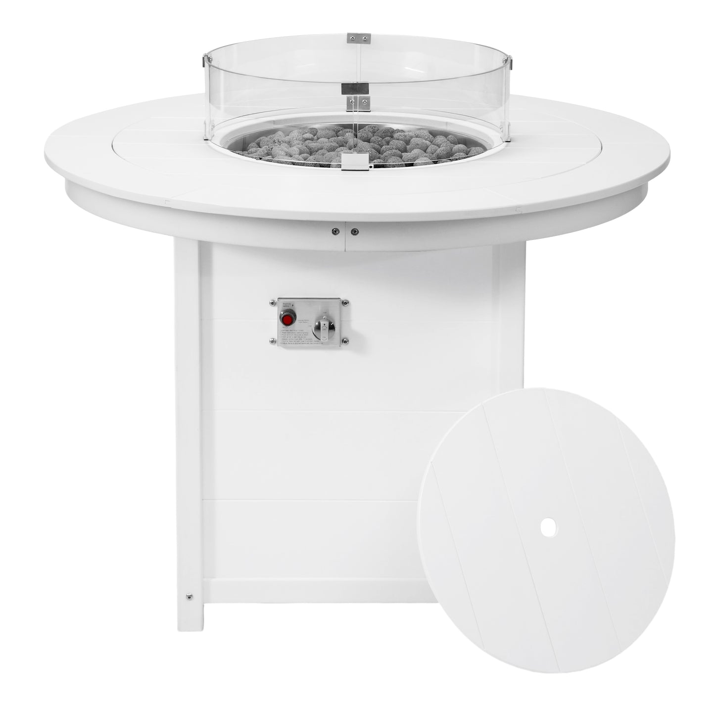 Sedona Round 47" Counter Fire Pit Table Top
