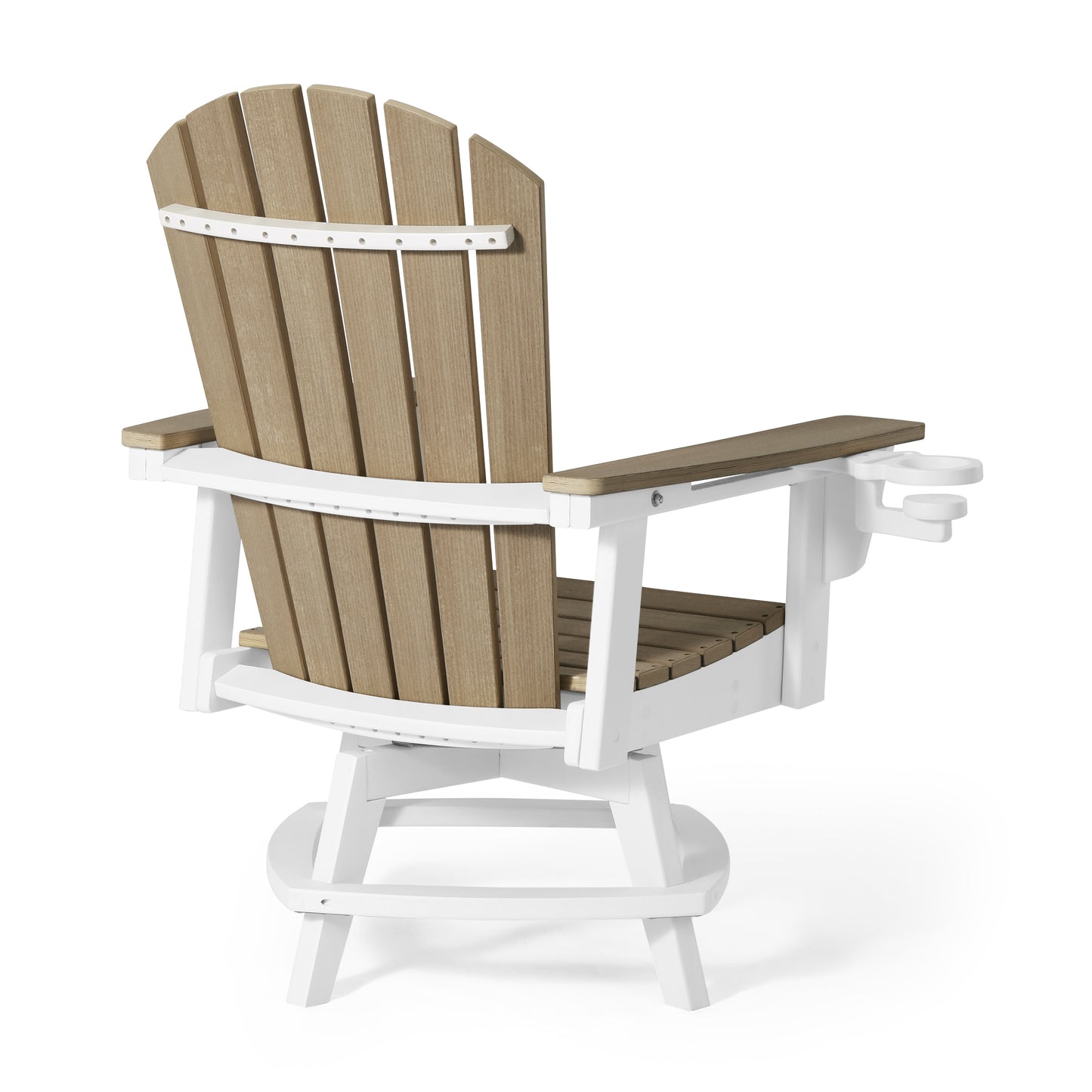 Heritage Ridge Adirondack Swivel Dining Chair With Cup Holder