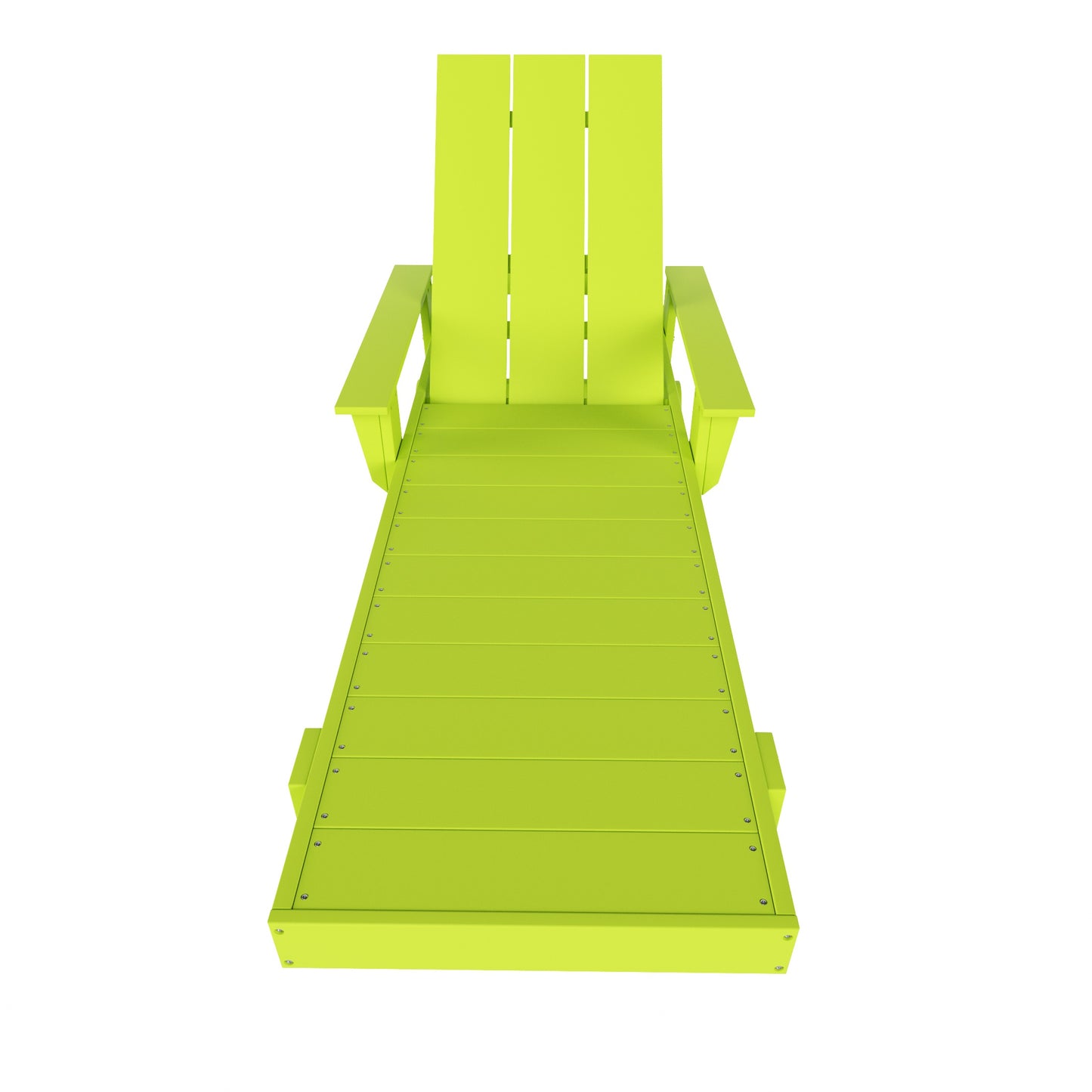 Malibu Modern All-Weather Outdoor Reclining Sun Lounger With Arm Rests & Wheels