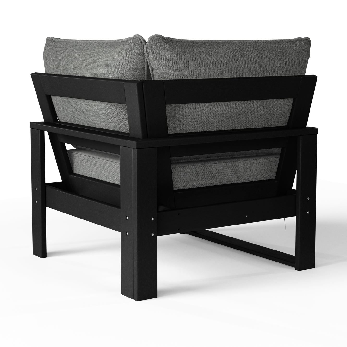 Signature All-Weather Outdoor Modular Patio Deep Seating Corner Chair (Corner Sectional Seat)