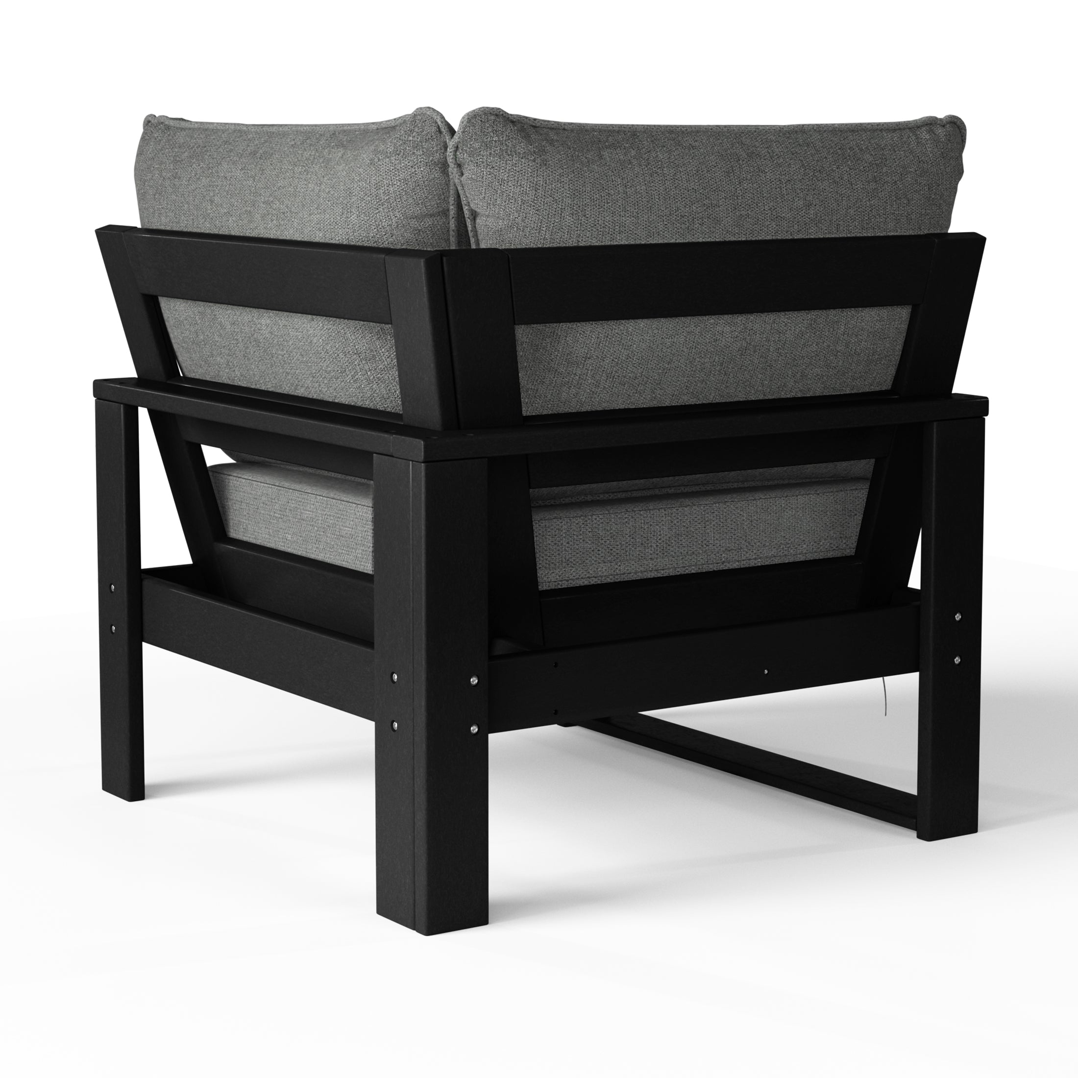 Signature All-Weather Outdoor Modular Patio Deep Seating Corner Chair (Corner Sectional Seat)