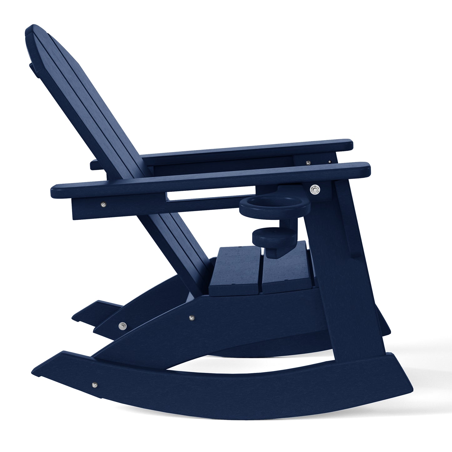 Tiny Terraces Kids Adirondack Rocking Chair with Cup Holder (Set of 2)