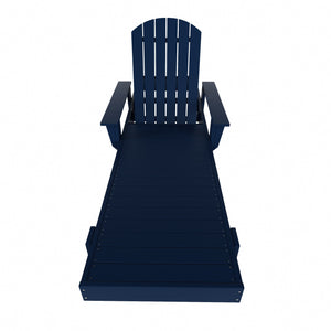 Westport Classic All-Weather Outdoor Adirondack Reclining Sun Lounger With Arms Rests