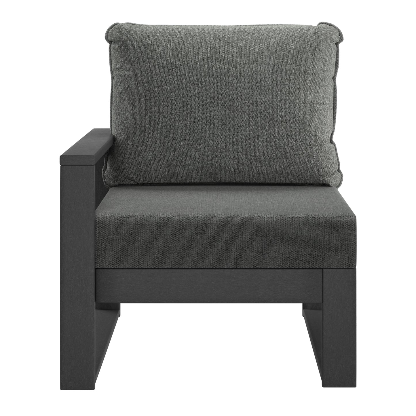 Signature All-Weather Outdoor Modular Patio Deep Seating Left Arm Chair (Left Arm Sectional Seat)
