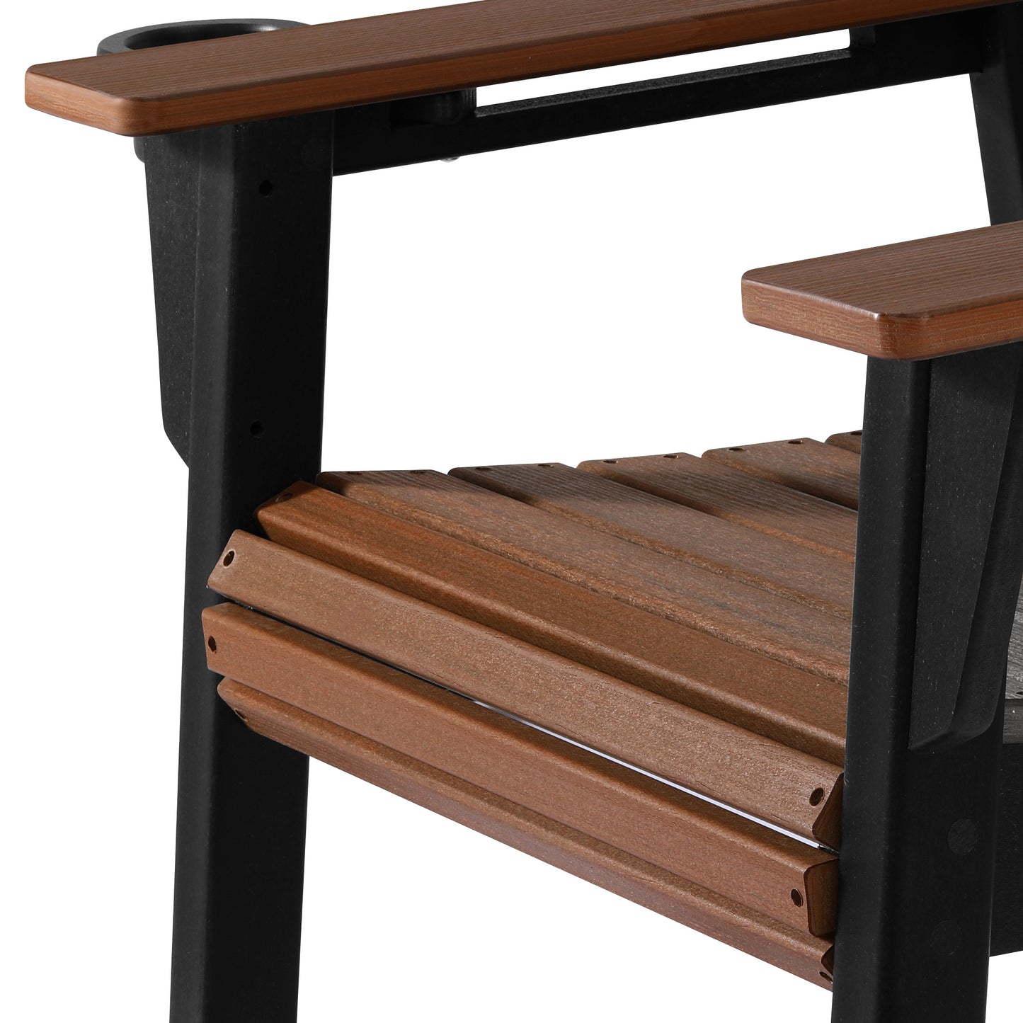 Heritage Ridge Adirondack Counter Height Chair With Cup Holder