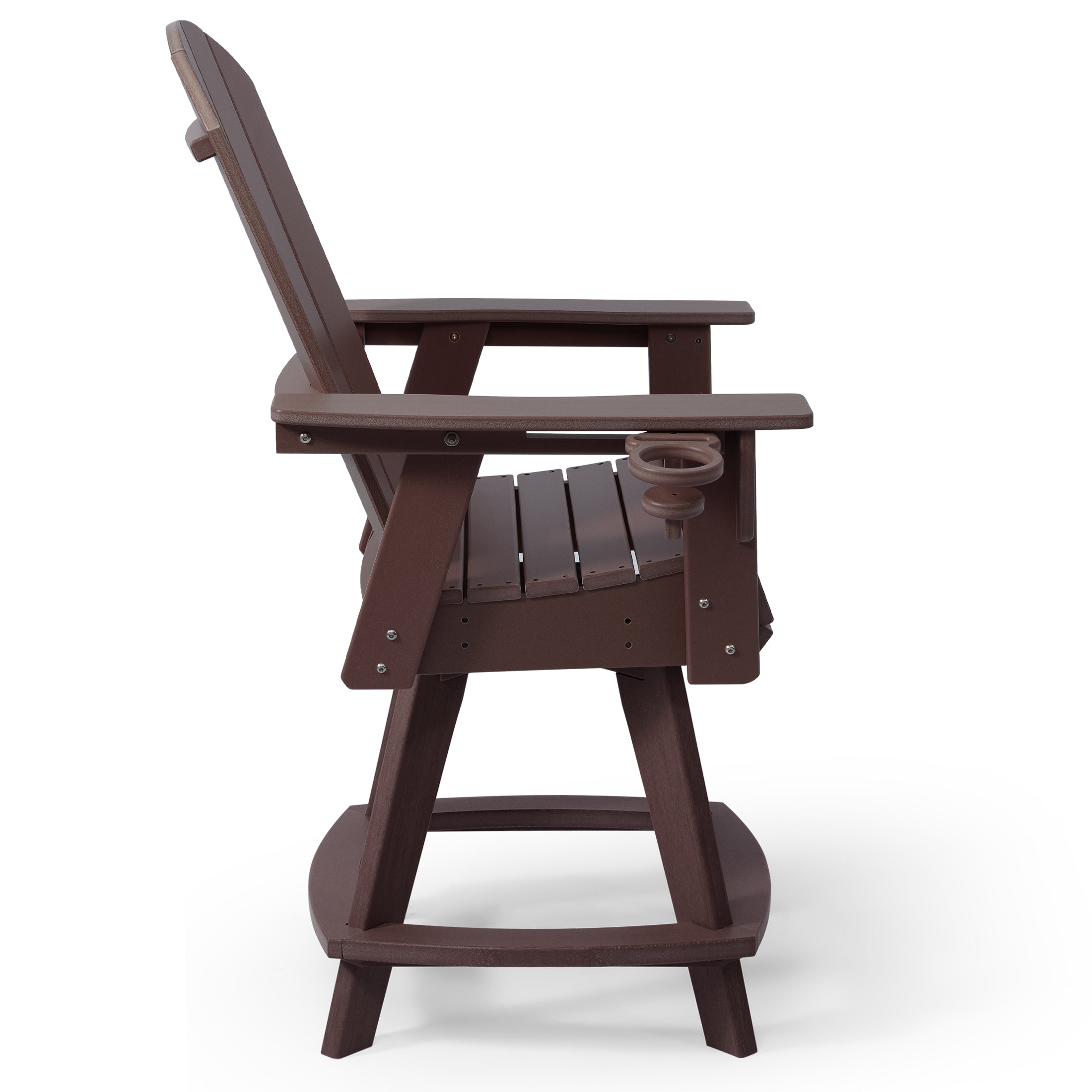 Chatham Adirondack Swivel Counter Chair with Cup Holder