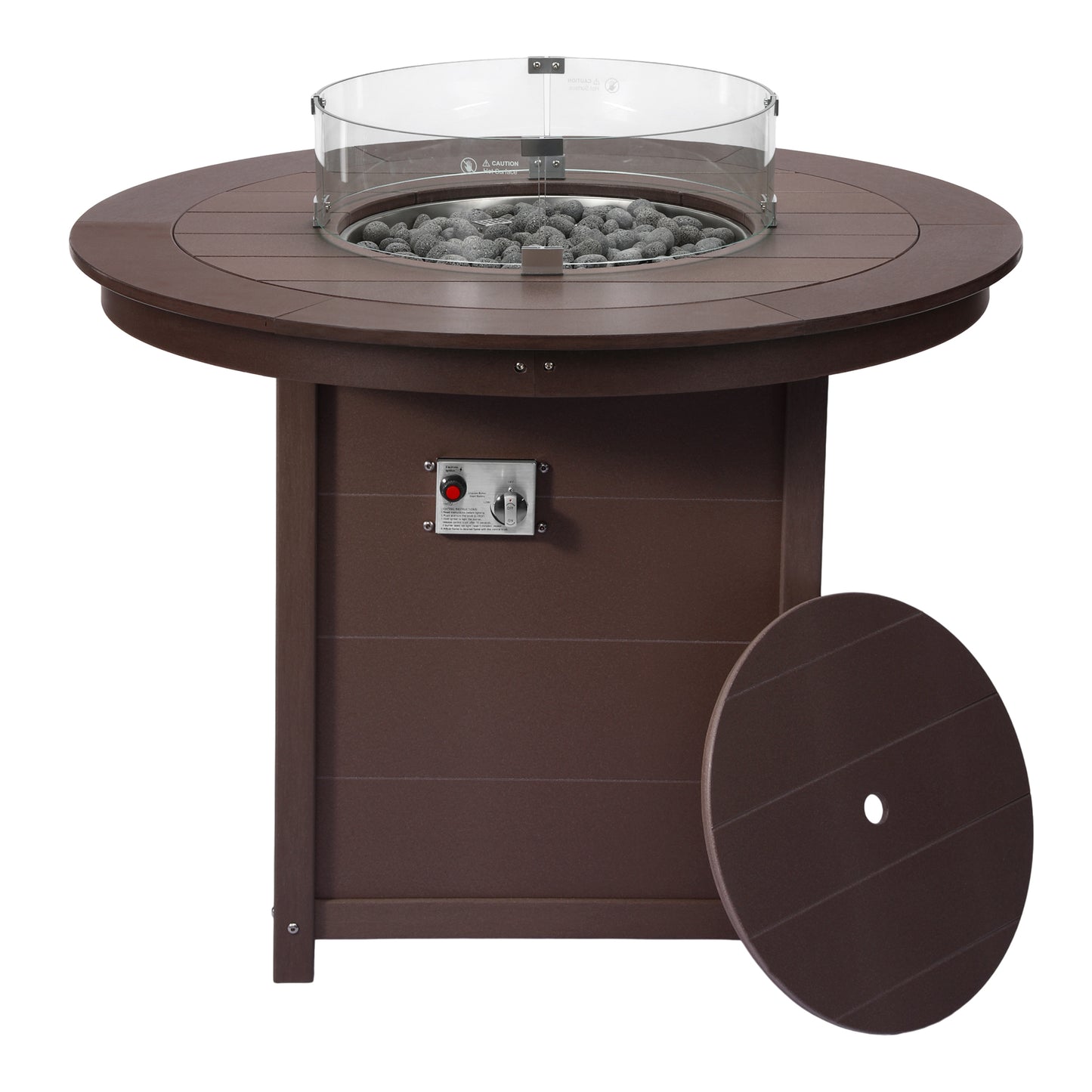 Sedona Round 47" Counter Fire Pit Table Top
