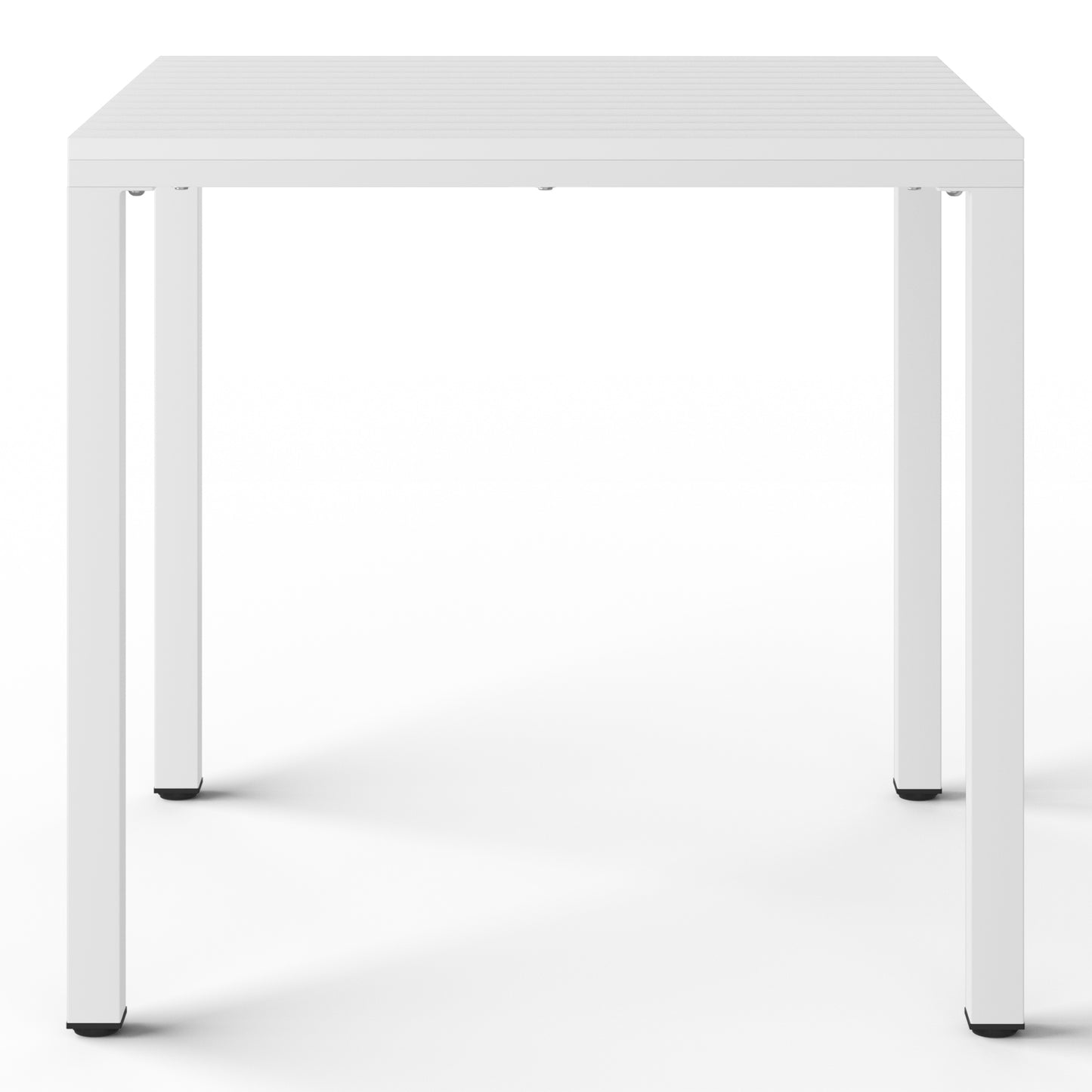 Polyform 31.5" Square Dining Table with Metal Frame