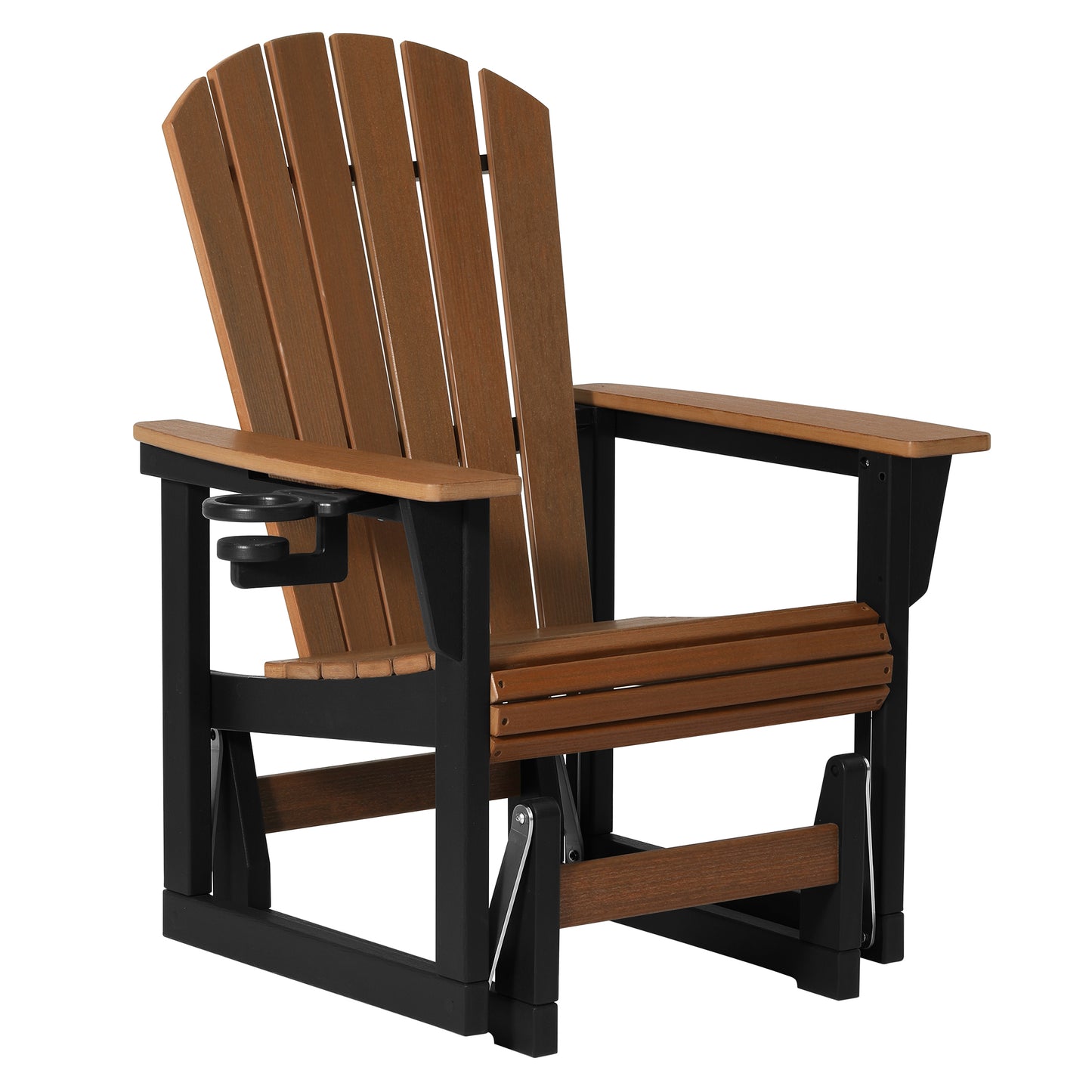Heritage Ridge Adirondack Glider With Cup Holder