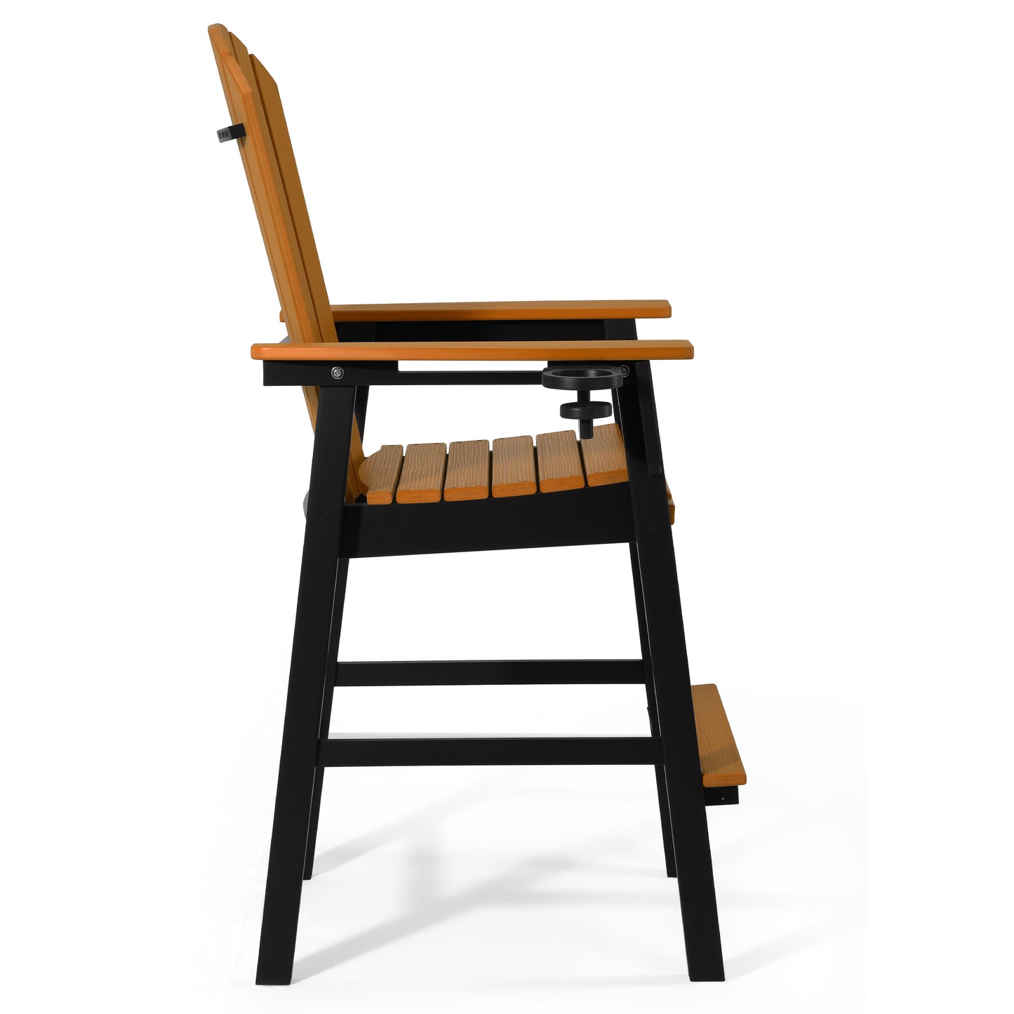 Heritage Ridge Adirondack Bar Chair With Cup Holder