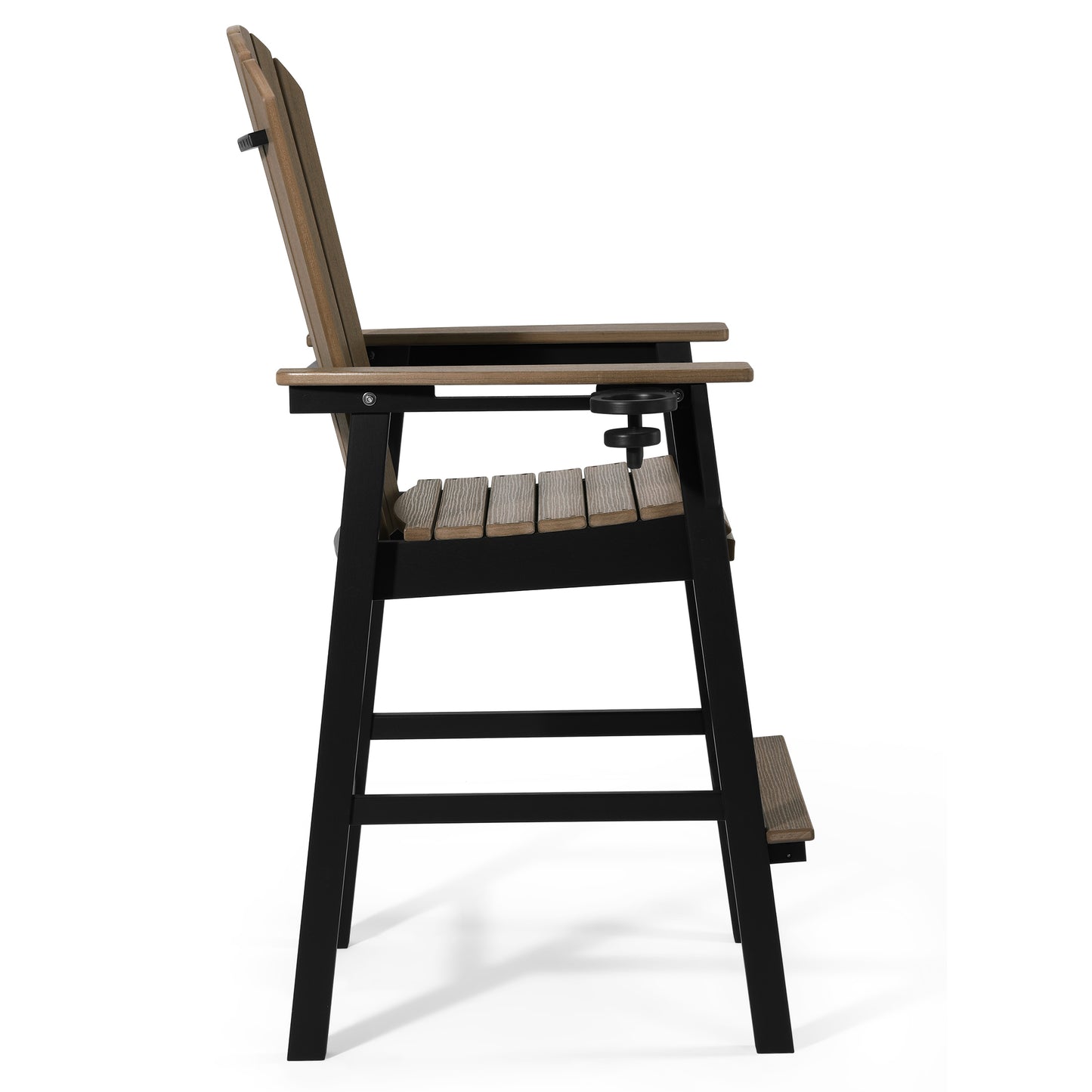 Heritage Ridge Adirondack Bar Chair With Cup Holder