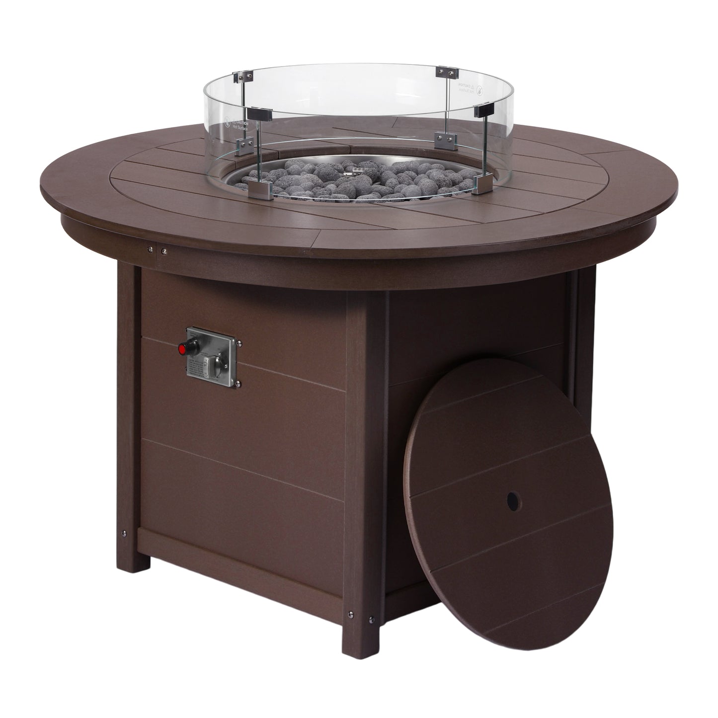 Sedona Round 47" Dining Fire Pit Table