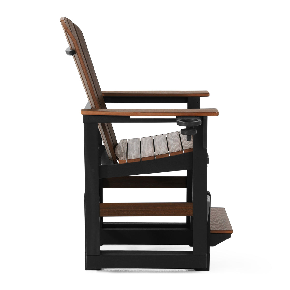 Adirondack Counter Glider With Cup Holder