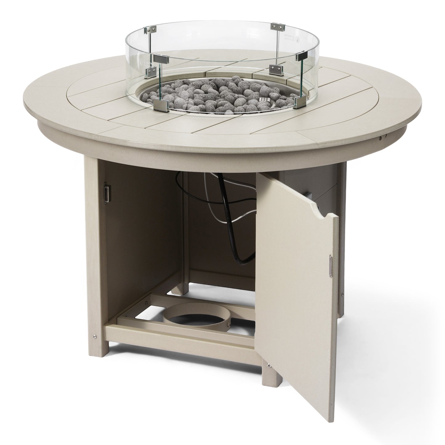 Sedona Round 47" Dining Fire Pit Table