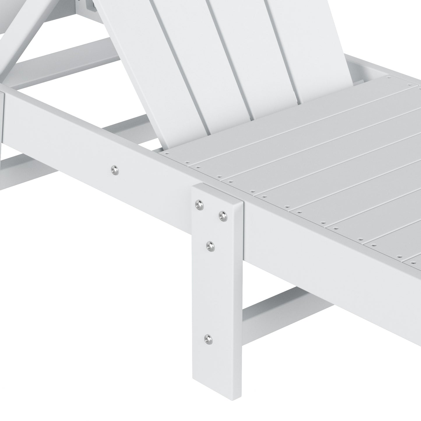 Chatham All-Weather Outdoor Adirondack Reclining Sun Lounger With Wheels