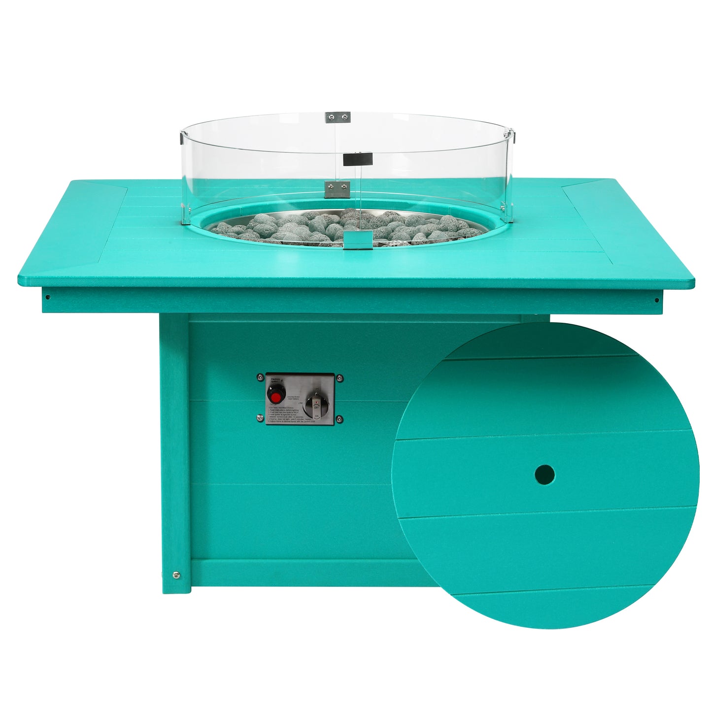 Sedona Square 42" Fire Pit Table
